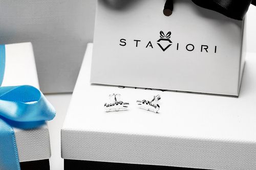 Srebrne kolczyki Staviori na Arena.pl