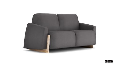 Sofa Bao 160 cm szara ciemna D2 na Arena.pl