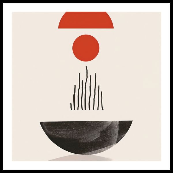 Plakat 50x50cm Półokrągła Forma zdjęcie 3