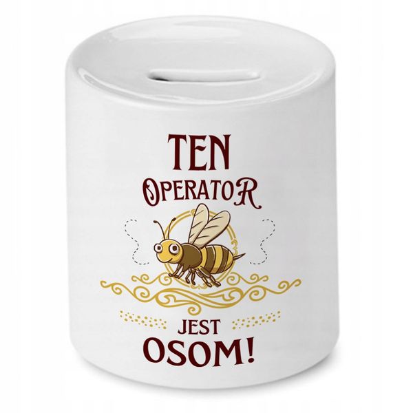 Skarbonka Dla Operatora Na Urodziny Na Prezent Z Nadrukiem Ze Zdjęciem zdjęcie 1