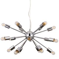 LAMPA wisząca THEO AD20000-18A Italux metalowa OPRAWA zwis GWIAZDA loft molekuły explosion chrom