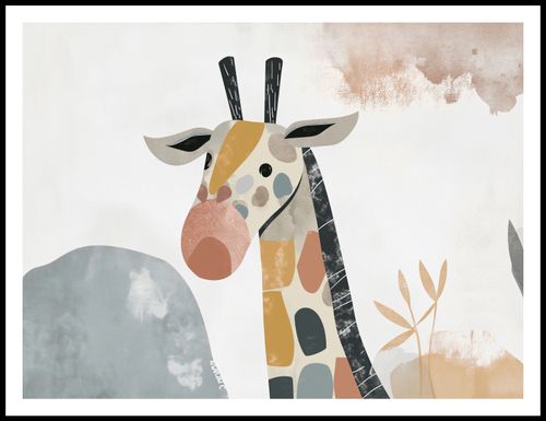 Plakat 100x75cm Żyrafa Bambino na Arena.pl