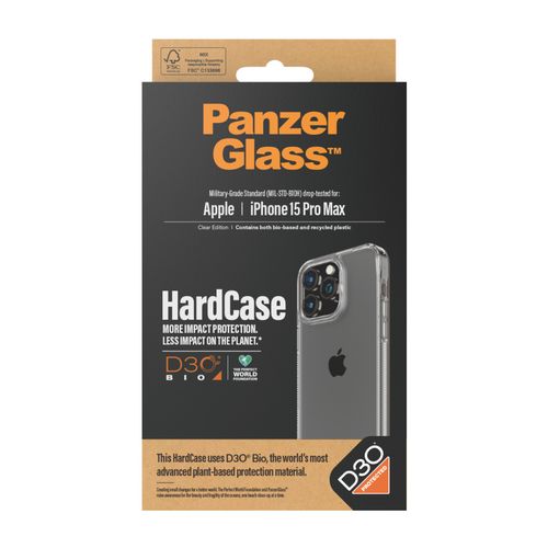 Etui plecki PanzerGlass HardCase Przeźroczyste do Apple iPhone 15 Pro Max na Arena.pl
