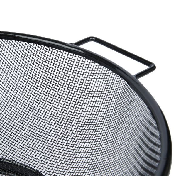 Cedzak z rączkami durszlak Blackline 24,5 x 9,6 cm stal nierdzewna czarny zdjęcie 6