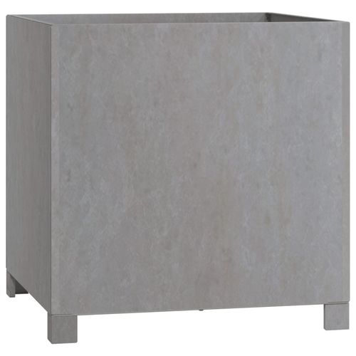 Donice na nóżkach, 2 szt., rdzawe 49x47x50 cm, stal kortenowska na Arena.pl