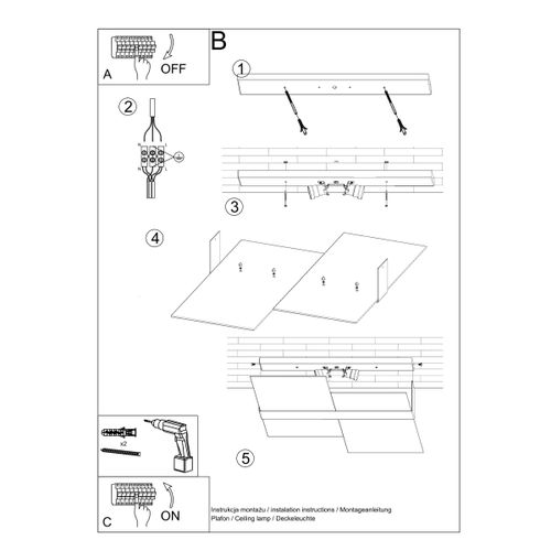 Plafon MASSIMO chrom na Arena.pl