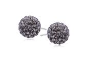 SREBRNE KOLCZYKI SHAMBALLA SWAROVSKI KULKI KULE