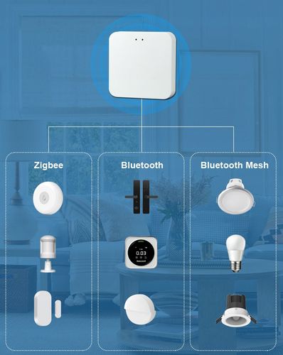Multibramka Centralka Bramka Mini Alarm ZigBee Bluetooth WiFi TUYA Smart na Arena.pl