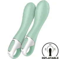 satisfyer air pump vibrator 3 miętowy - model z nadmuchiwanym trzonem