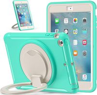 Etui Pancerne iPad Mini 4 / 5 (7.9") Stojak Ochrona 3-warstwy Miętowe