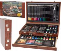 ZESTAW DO MALOWANIA I RYSOWANIA XL W WALIZCE 97el.