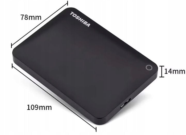 Toshiba Canvio Basics 2TB USB 3.0 Black zdjęcie 3