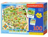ND39_342302 -PUZZLE EDUK CASTORLAND E-142 MAPA POLSKI PU