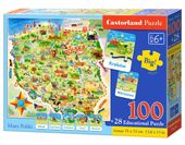 ND39_342302 -PUZZLE EDUK CASTORLAND E-142 MAPA POLSKI PU