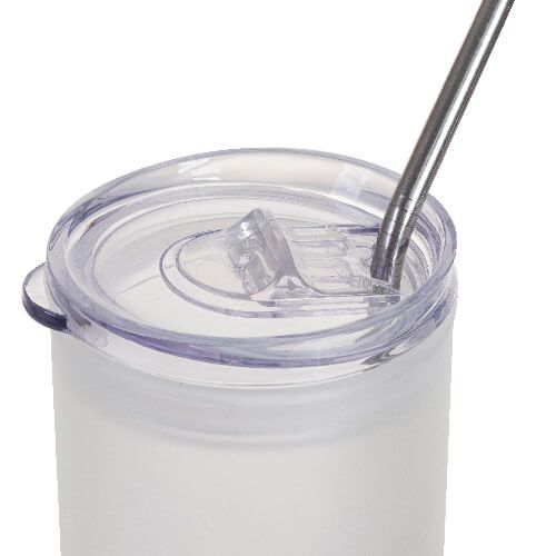 Kubek 750 ml szroniony z plastikową pokrywką i słomką do sublimacji - limonkowy gradient na Arena.pl