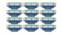 GILLETTE MACH 3 TURBO ORYGINALNE OSTRZA 12 szt