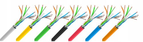 KABEL PRZEWÓD SIECIOWY LAN SKRĘTKA RJ45 UTP KAT.6 CAT.6 50M SZYBKI LANBERG na Arena.pl