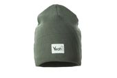 Pupill NANO czapka dla dzieci wiosenna prążkowana khaki 50-52