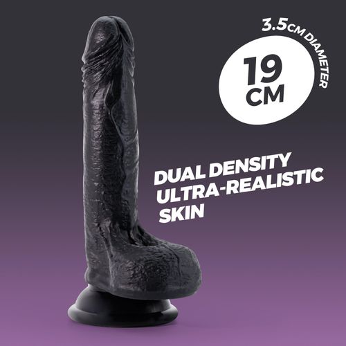 Crushious Inviktus 7 Liquid Silicone Dildo Black na Arena.pl
