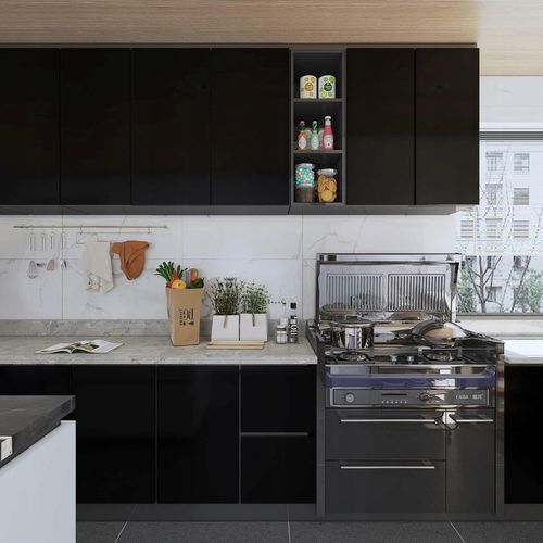 SAMOPRZYLEPNA MEBLOWA OKLEINA NA MEBLE CZARNA MATOWA 60cm x 10m na Arena.pl