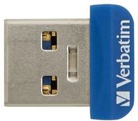 2 x Verbatim Pendrive 16GB USB-A 3.2 NANO niebieski/blue 98709