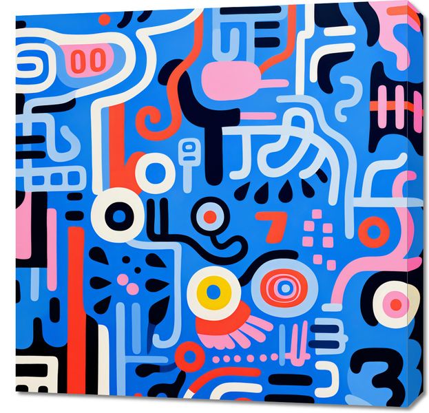 Obraz 70x70cm Rytmiczne Echo zdjęcie 1