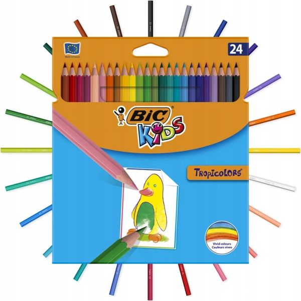 kredki bic 24kol. tropicolors2 2510 zdjęcie 2