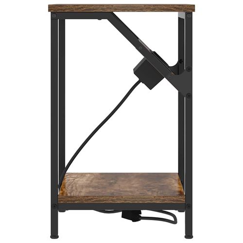 Stolik nocny 2 pcs Wędzony dąb 38 x 30 x 48 cm na Arena.pl