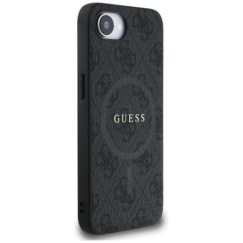 Etui Guess 4G Ring Classic Logo MagSafe do iPhone 16e czarny na Arena.pl