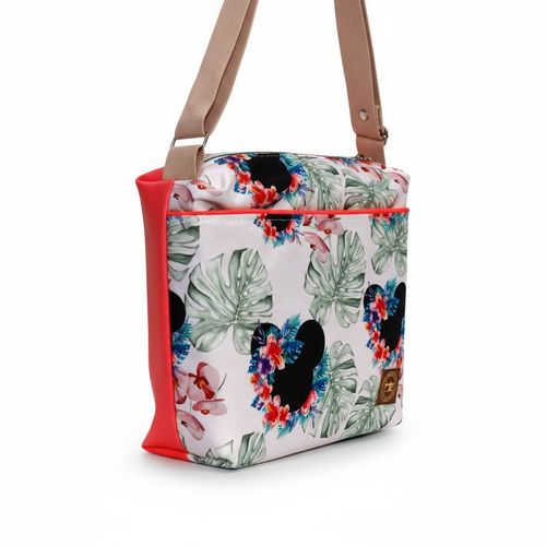 Torebka Na Ramię z Motywem Myszki i Różową Ekoskórą – Handmade na Arena.pl