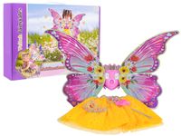 Zestaw Skrzydeł Motyla + Żółta Sukienka