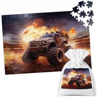 PUZZLE TRADYCYJNE - AUTO MONSTER TRUCK - 70 el