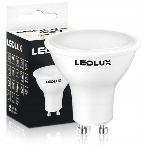 10x Żarówka LED GU10 5,5W =50W SMD 4000K neutralna Premium LEDLUX nie na Arena.pl