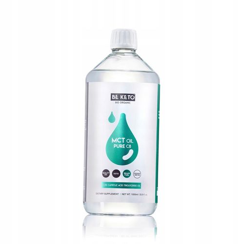 BeKeto Olej MCT Czysty Kwas Kaprylowy 1000 ml na Arena.pl