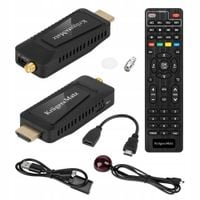 Tuner Dvb-T2 Hevc H.265 Mini Na Hdmi + Pilot Kruger&Matz Km9998