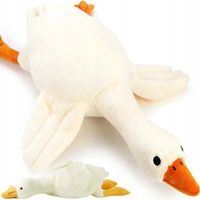 PUSZYSTA GĘŚ MIĘKKA PODUSZKA MASKOTKA PLUSZAK KACZUSZKA JASIEK POLSKA 70CM