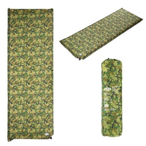 Mata samopompująca moro NC4050 185x65x5 cm Nils Camp zdjęcie 2