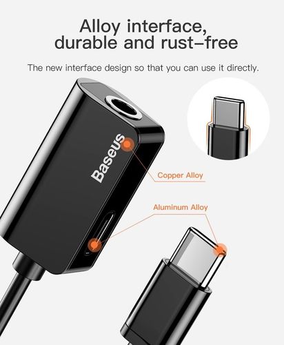 ADAPTER BASEUS USB-C DO USB-C + AUDIO AUX na Arena.pl