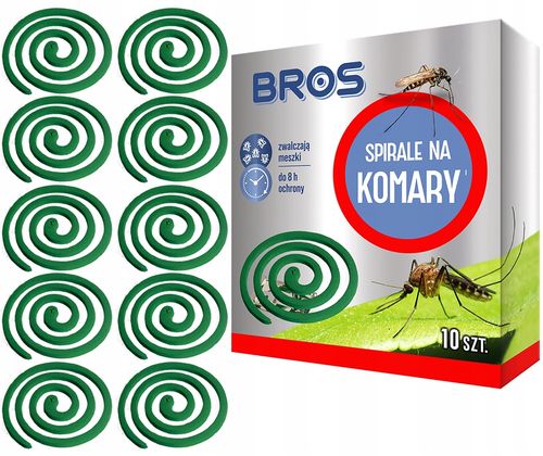 BROS - spirale na komary 10szt na Arena.pl