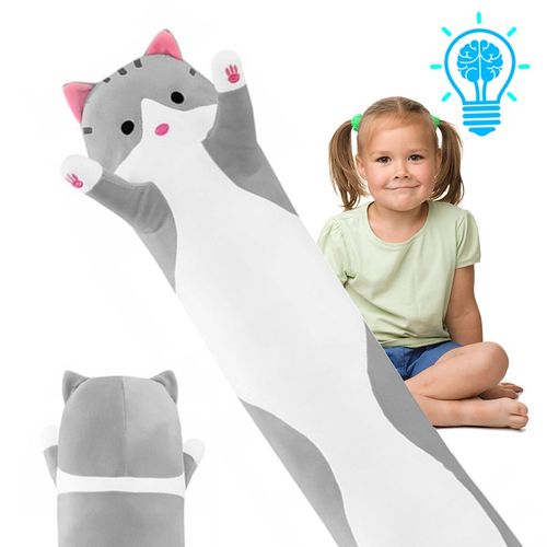 PODUSZKA 130 CMPLUSZOWY KOTEK PLUSZOWA MASKOTKA KOT PLUSZAK na Arena.pl