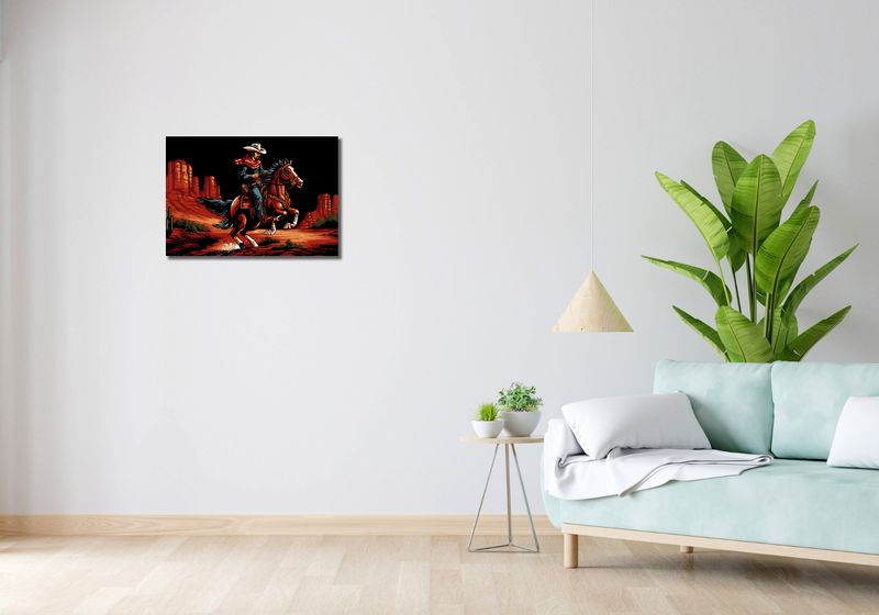 Obraz 60x40cm Galop przez Prerię zdjęcie 2