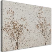 Obraz na płótnie,  Krzewy z kwiatami 90x60