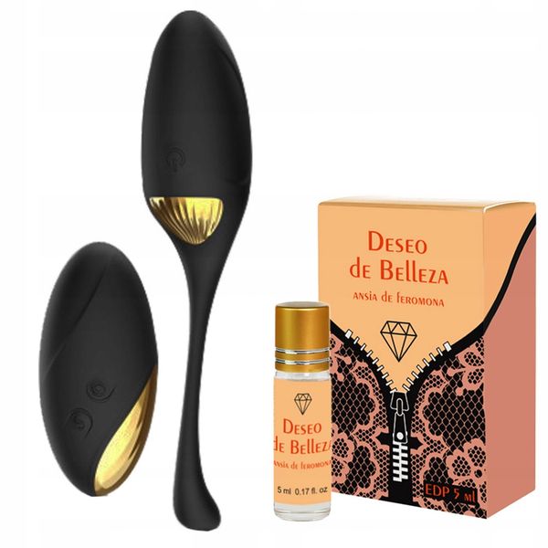 Jajeczko do pochwy, sterowane pilotem + perfumy. zdjęcie 1