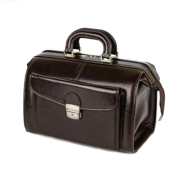 553 Torba lekarska duża-brąz KEMER zdjęcie 1