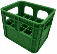 ORGANIZER NA BATERIE AAA KOSZYK POJEMNIK OPAKOWANIE ETUI ZIELONY