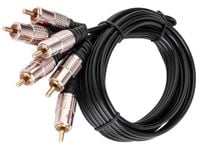 Kabel cinch Voice Kraft 40340 3RCA-3RCA (1.5 m)
