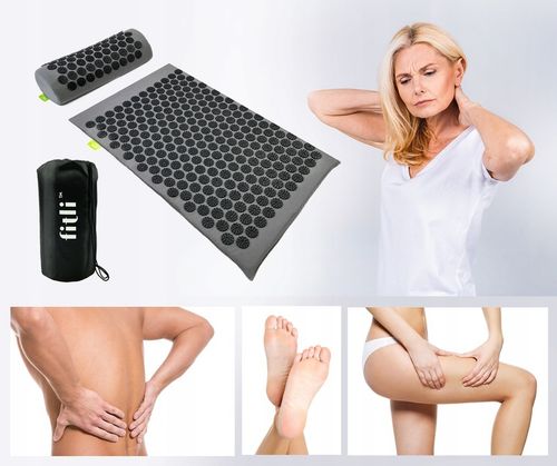 MATA ZDROWOTNA DO AKUPRESURY Z KOLCAMI + PODUSZKA na Arena.pl