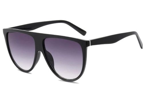 OKULARY DAMSKIE DUŻE CZARNE PRZECIWSŁONECZNE Kardashian O25_Czarny na Arena.pl