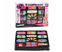 Zestaw do robienia bransoletek dla dziecki - sznurki