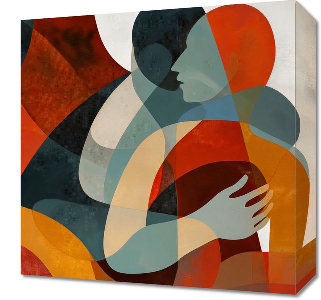 Obraz 40x40cm Objęcia zdjęcie 1